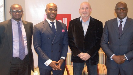(L-r): Adeniyi Adeleye, head Retail Estate Finance, West Africa Stanbic IBTC; Michael Chu'di Ejekam, retail investor; Eddie Mcdonald, CEO, Resilient Africa and Bolaji Edu, CEO Broll Nigeria during Broll's retail round table in Lagos, recently.